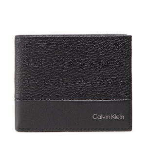 Mały Portfel Męski Calvin Klein Subtle Mix Bifold 6Cc W/Bill K50K509182 Czarny