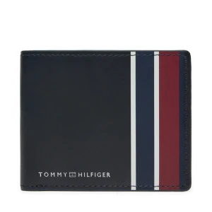 Mały Portfel Męski Tommy Hilfiger Th Corp Mini Cc AM0AM12779 Granatowy