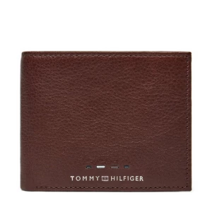 Mały Portfel Męski Tommy Hilfiger Th Premium Mini Cc Wallet AM0AM12781 Brązowy