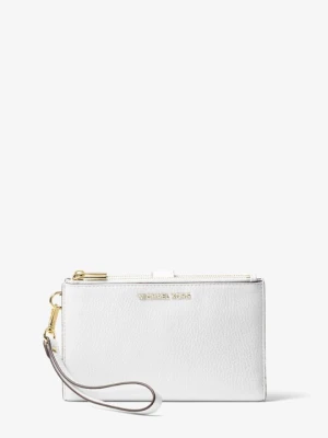 Mały portfel na smartfona Adele ze skóry Michael Kors OPTYCZNA BIEL (Biały)