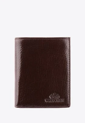 Mały portfel ze skóry naturalnej brązowy Wittchen