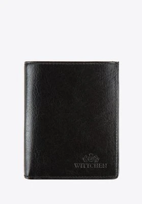 Mały portfel ze skóry naturalnej czarny Wittchen
