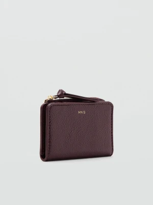 Mały portfel ze sztucznej skóry burgund - Kobieta - Rozmiar uniwersalny - MANGO