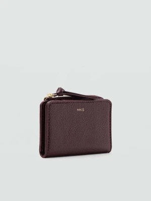 Mały portfel ze sztucznej skóry burgund - Kobieta - Rozmiar uniwersalny - MANGO