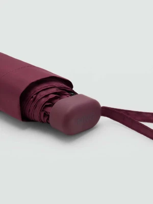Mały składany parasol burgund - Kobieta - Rozmiar uniwersalny - MANGO