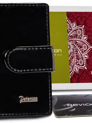 Mały skórzany portfel damski z etui na klucze — Peterson Merg
