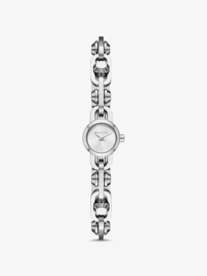 Mały zegarek Astor Link z bransoletą w srebrnym kolorze Michael Kors