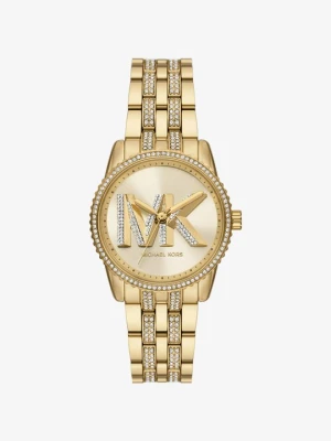 Mały zegarek Bryant w złotym kolorze z logo w stylu pavé Michael Kors