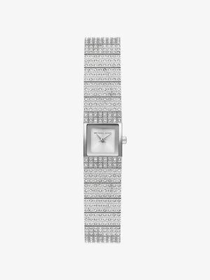 Mały zegarek Darrington w srebrnym kolorze z kryształkami pavé Michael Kors