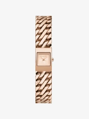 Mały zegarek Darrington z łańcuszkiem w kolorze różowego złota Michael Kors