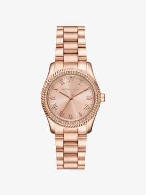 Mały zegarek Lexington w kolorze różowego złota z kryształkami pavé Michael Kors