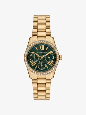 Mały zegarek Lexington w złotym kolorze z kryształkami pavé Michael Kors