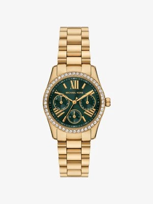 Mały zegarek Lexington w złotym kolorze z kryształkami pavé Michael Kors