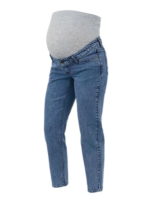mama licious Ciążowe dżinsy "Town" - Regular fit - w kolorze niebieskim rozmiar: W33/L32
