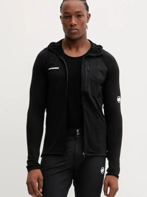 Mammut bluza outdoorowa Aenergy Light męska kolor czarny z kapturem gładka 1014.05541