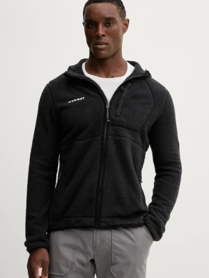 Mammut bluza outdoorowa Falera Pro męska kolor czarny z kapturem gładka 1014.06440