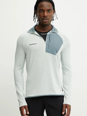 Mammut bluza sportowa Aenergy Light męska kolor zielony wzorzysta 1014-05521
