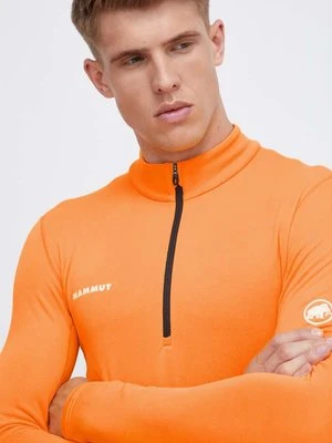 Mammut bluza sportowa Aenergy ML Half Zip kolor pomarańczowy gładka