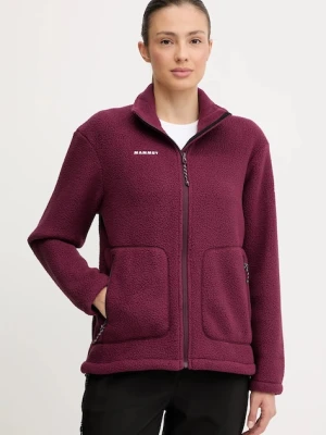 Mammut bluza sportowa Falera kolor bordowy gładka 1014.05830