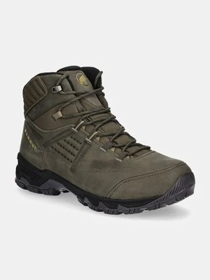 Mammut buty Mercury IV Mid GTX męskie kolor zielony lekko ocieplone 3030.04710