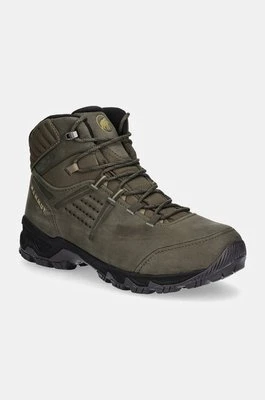 Mammut buty Mercury IV Mid GTX męskie kolor zielony lekko ocieplone 3030.04710