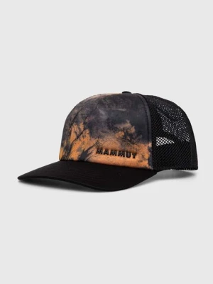 Mammut czapka z daszkiem Crag Cap Sender kolor czarny wzorzysta