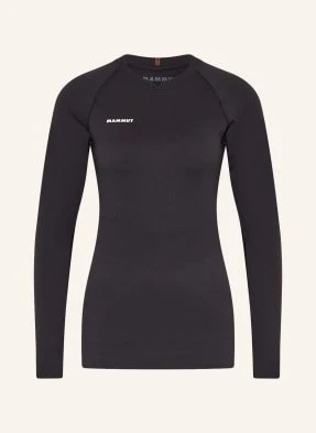 Mammut Koszulka Z Długim Rękawem Trift Z Wełną Merino schwarz