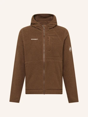 Mammut Kurtka Z Futerkiem Teddy Falera Pro Ml Hooded braun BRĄZOWY