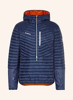 Mammut Lekka Kurtka Puchowa Eiger Speed In Half Zip Hoodie blau