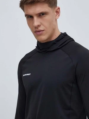 Mammut longsleeve sportowy Selun FL kolor czarny gładki