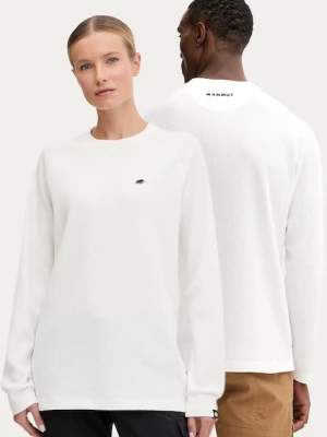 Mammut longsleeve Waffle kolor beżowy gładki 1016.01830