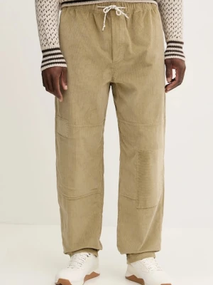 Mammut spodnie Mammut x Cabourn Direttissima kolor zielony proste high waist 1022.02830