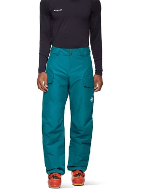 Mammut Spodnie narciarskie "Fall Line HS" w kolorze turkusowym rozmiar: 50