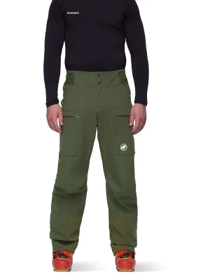 Mammut Spodnie narciarskie "Stoney HS" w kolorze khaki rozmiar: 52