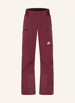 Mammut Spodnie Narciarskie Z Hardshellu Stoney Hs rot