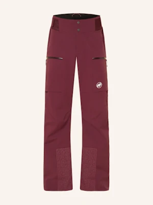 Mammut Spodnie Narciarskie Z Hardshellu Stoney Hs rot