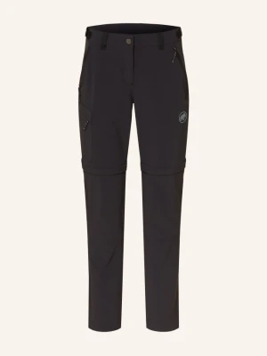 Mammut Spodnie Z Odpinanymi Nogawkami Runbold Iv schwarz CZARNY