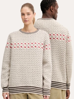 Mammut sweter wełniany Mammut x Cabourn Direttissima kolor beżowy ciepły 1014.07060