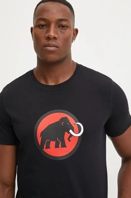 Mammut t-shirt Core męski kolor czarny z nadrukiem 1017.05891