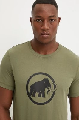 Mammut t-shirt Core męski kolor zielony z nadrukiem 1017.05891