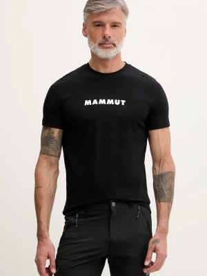 Mammut T-shirt męski bawełniany czarny