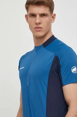 Mammut t-shirt sportowy Aenergy FL kolor niebieski wzorzysty
