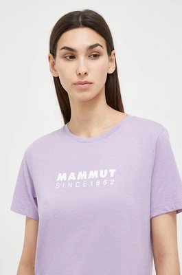 Mammut t-shirt sportowy Core kolor fioletowy