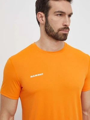 Mammut t-shirt sportowy kolor pomarańczowy gładki