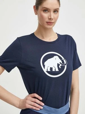 Mammut t-shirt sportowy Mammut Core kolor granatowy