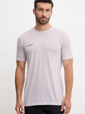 Mammut t-shirt sportowy Massone Light męski kolor fioletowy gładki 1017-06540
