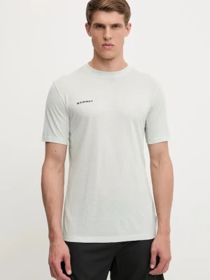 Mammut t-shirt sportowy Massone Light męski kolor turkusowy gładki 1017-06540