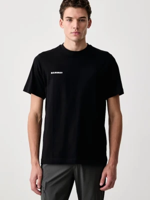 Mammut T-shirt sportowy męski bawełniany Base czarny