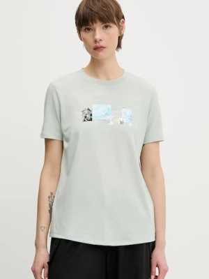 Mammut t-shirt sportowy Mountain damski kolor zielony 1017-06510