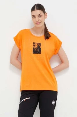Mammut t-shirt sportowy Mountain kolor pomarańczowy